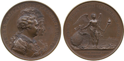 George III, Marriage of the Prince of Wales, Medal, 1795