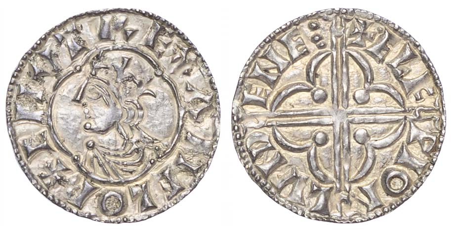 Cnut (1016-1035), Penny, Quatrefoil type, London Mint Cnut (1016-1035), Penny, Quatrefoil type, London Mint