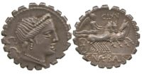 Naevius, Silver Denarius