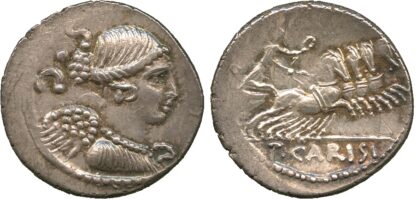 Carisius, Silver Denarius