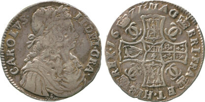 Scotland, Charles II, Merk, 1671