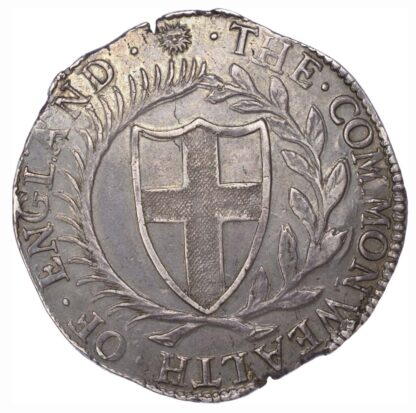 Commonwealth (1649-60), Crown, 1653, A for inverted V on reverse.