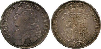 Scotland, William II, Forty Shillings, 1695
