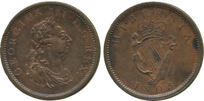 Ireland, George III, Penny, 1805