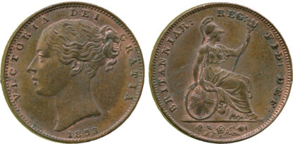 Victoria, Farthing, 1853