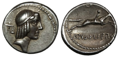 C. Calpurnius Piso Frugi, Silver Denarius