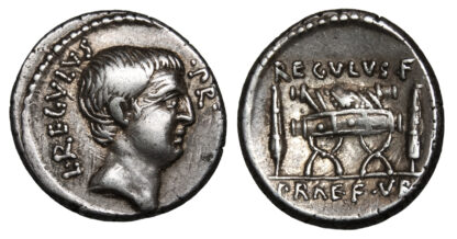 L. Livineius Regulus, Silver Denarius