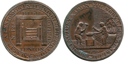 Middlesex, Skidmore, Halfpenny Token, 1795