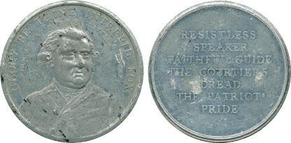 London, Charles James Fox, WM Penny Token, c.1797