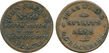 Scotland, Edinburgh, Farthing Token, c.1780