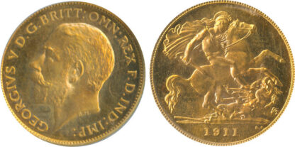 George V, Proof Half Sovereign, 1911