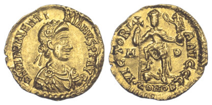 Valentinian III, Gold Solidus