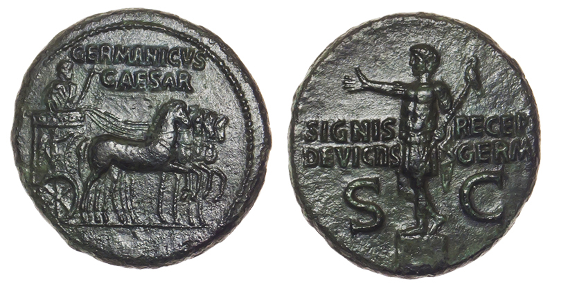Germanicus, Brass Dupondius