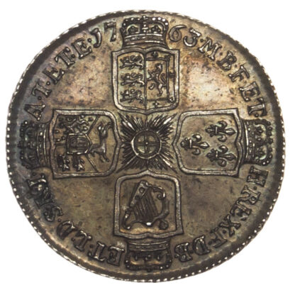 George III, ‘Northumberland’ Shilling, 1763