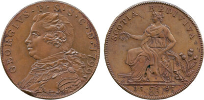 Scotland, Ayrshire, Fullerton’s, Halfpenny Token, 1799