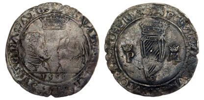 Ireland, Philip & Mary, silver Shilling, 1555