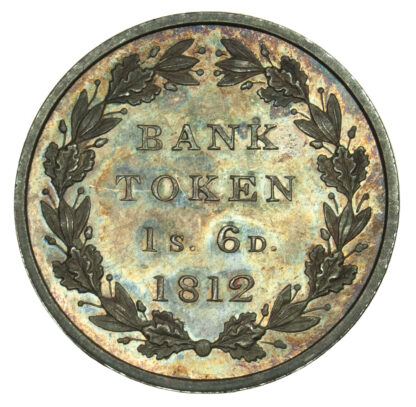George III, Proof Eighteenpence Bank Token, 1812