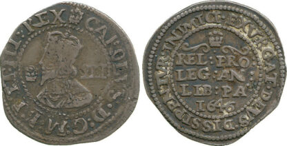 Charles I, Threepence, Bridgnorth, 1646