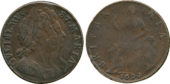 William & Mary, Halfpenny, 1694