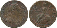 George III, Halfpenny, 1771