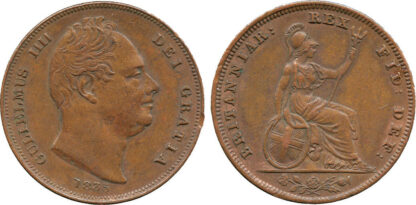 William IV, Farthing, 1835