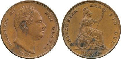 William IV, Farthing, 1835