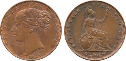 Victoria, Farthing, 1845