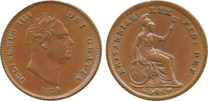 William IV, Third Farthing, 1835