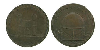 Cambridge, Copper Penny Token, 1797