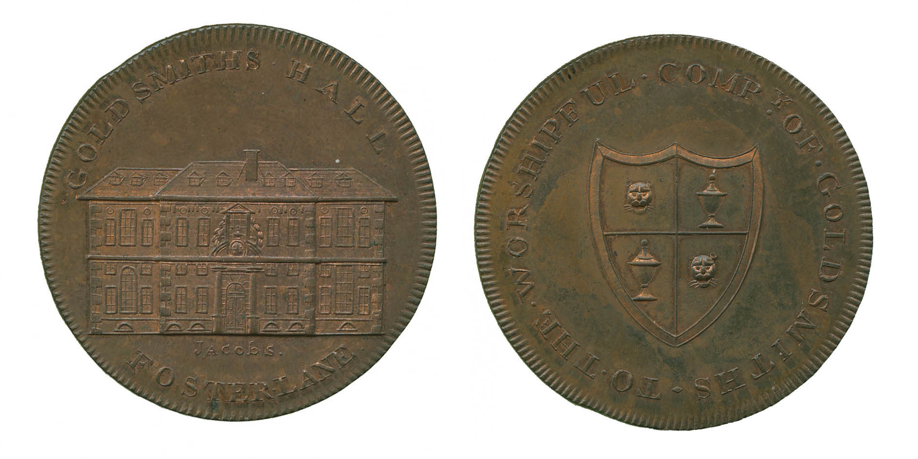 London, Foster Lane, Penny Token, 1797