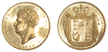 1826 Gold 2 Pounds