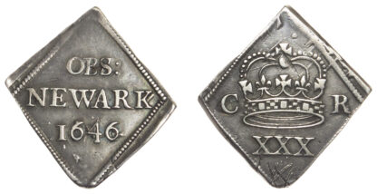 Charles I, Newark, Halfcrown, Siege Money, 1646