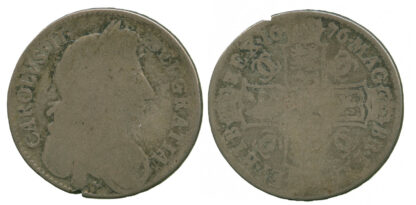 Charles II, Halfcrown, 1676