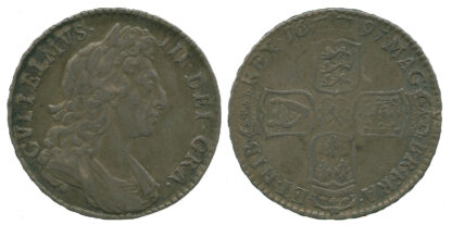 William III, Halfcrown, 1697