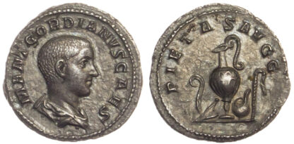 Gordian III (as Caesar), Silver Denarius