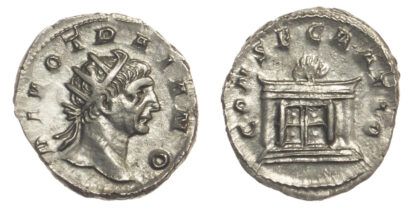 Trajan Decius (For Divus Trajan) (249-251 AD) AR Antoninianu