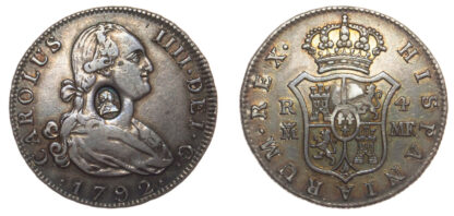 George III, Emergency Issue Half dollar, 1792