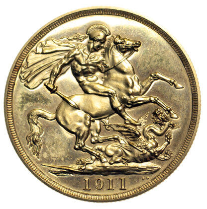 George V, Proof Two Pounds, 1911