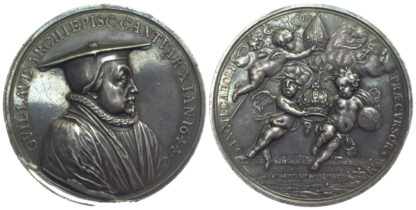 Charles I, Execution of Archbishop Laud. Silver Medal, 1645