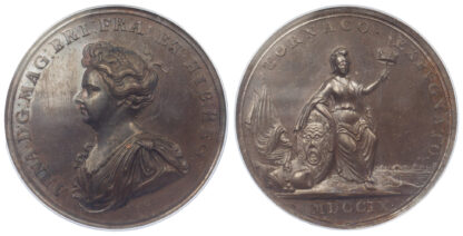 Anne, Capture of Tournai, Medal, 1709