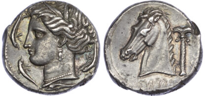 Sicily, Siculo-Punic, Silver Tetradrachm