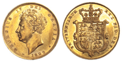 George IV, Sovereign, 1829