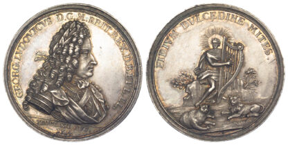George I, Proclaimed King of England, Medal, 1714
