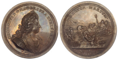George I, Arrival in England, Medal, 1714