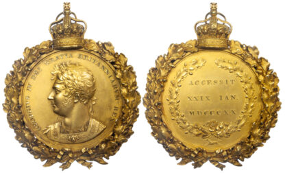 George IV, Accession, Silver Gilt Medal, 1820