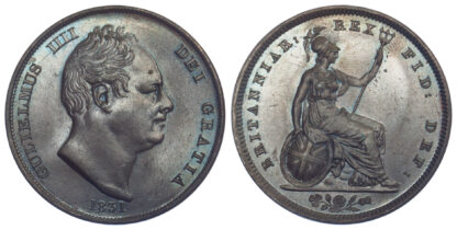 William IV, Penny, 1831
