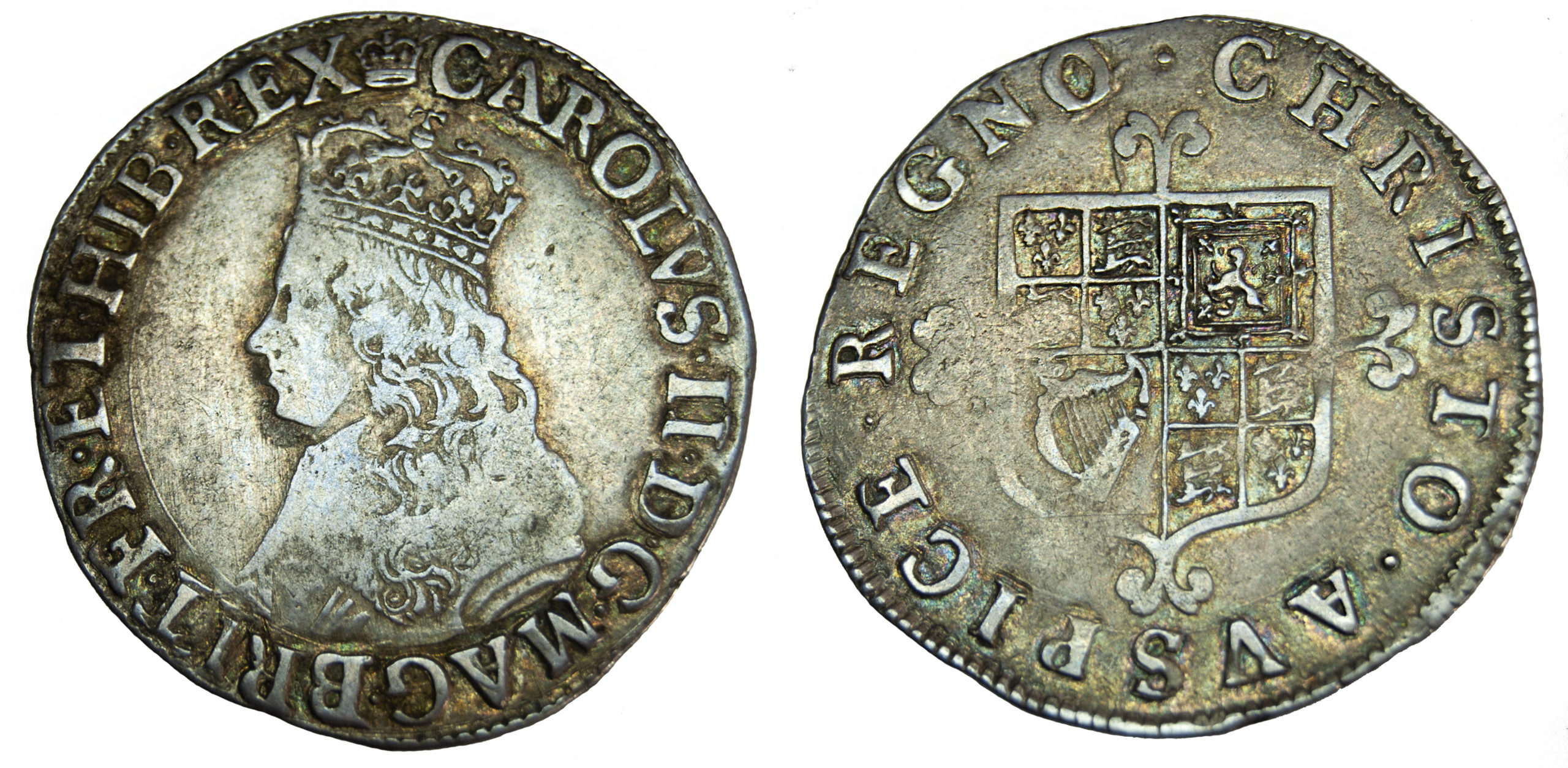 Charles II, Shilling, First Issue Charles II, Shilling, First Issue