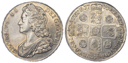 1741 George II Roses & Plumes Crown