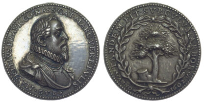 Elizabeth I, Maurice Prince of Orange, Silver Medal, 1602