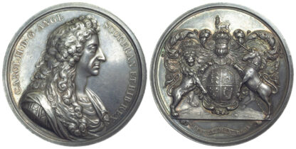 Charles II, Silver Presentation Medal, c.1683